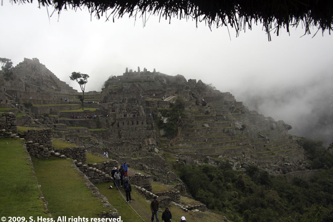 Lower urban section of Machu Picchu